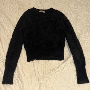 Zara long sleeve black knit